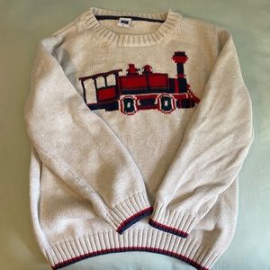 Janie and Jack Train Sweater